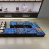 One-tier movable seafood tank