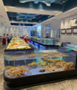 Supermarket seafood tanks