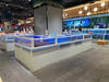 Supermarket seafood tanks