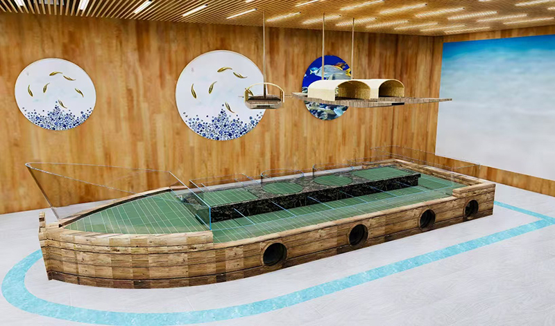 Supermarket seafood tanks