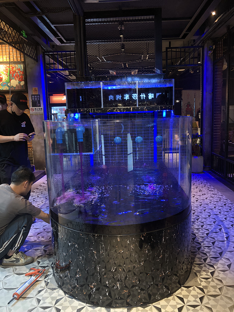 Oval seafood tank (2)