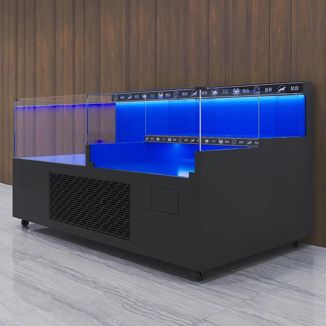 Black Supermarket Seafood Tanks