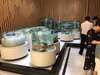 Supermarket seafood tanks