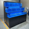 Supermarket seafood tanks