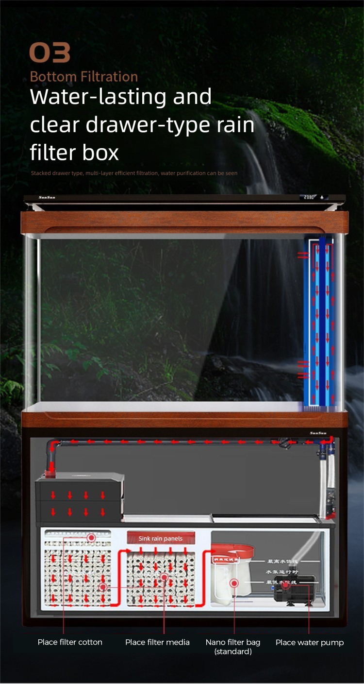 HRM hot bending large fish tank (5)