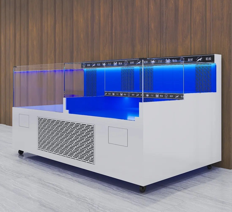 White Supermarket Seafood Tanks