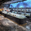 Supermarket seafood tanks