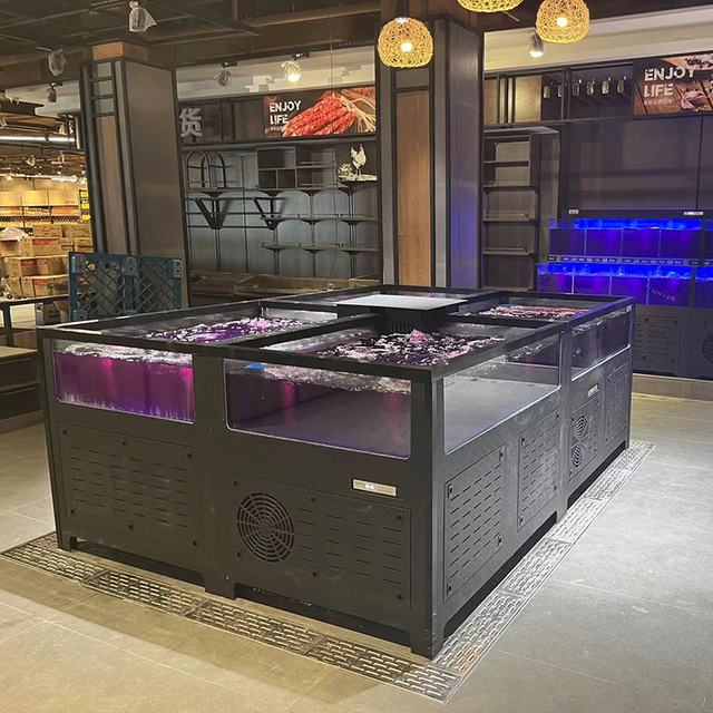 Cube seafood tank