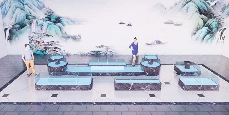 Supermarket seafood tanks