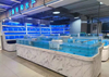Supermarket seafood tanks