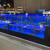 Cuboid seafood tank