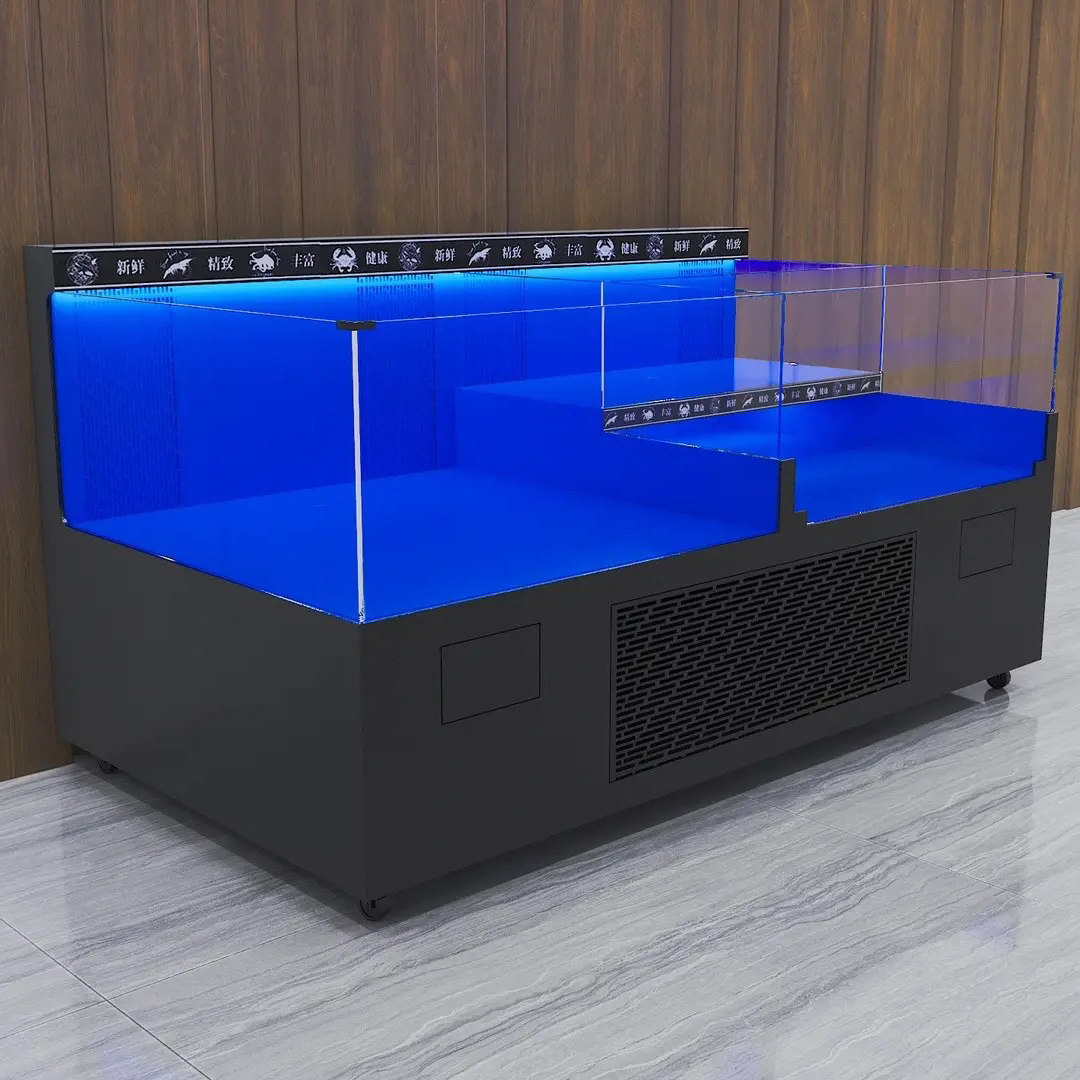 Black Supermarket Seafood Tanks