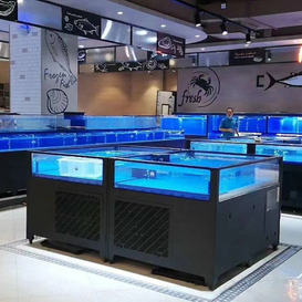 Cube seafood tank