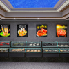 Two-tier movable seafood tank