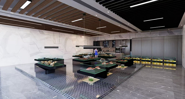 Supermarket seafood tanks