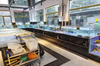 Supermarket seafood tanks
