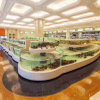 Supermarket seafood tanks
