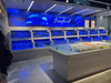Supermarket seafood tanks